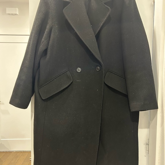 H&M Elegant Black Pea Coat - Picture 2 of 3